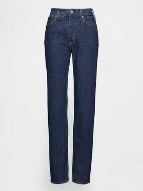 GAP High Rise Cheeky Straight Jeans Dark Indigo - Size 25 Regular